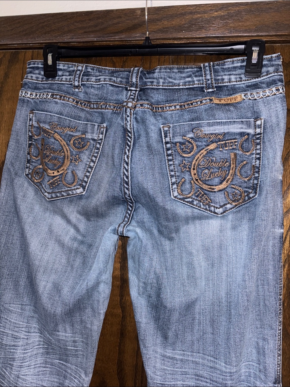 Cowgirl Tuff Co Double Lucky Brown Jeans size 35 x 35 - Picture 2 of 13